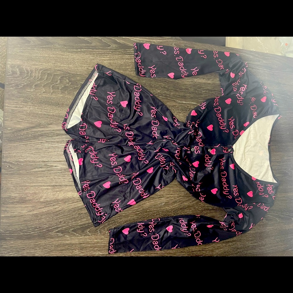 Yes daddy onesie sleepwear